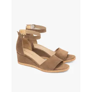 High-Quality Suede Wedge Sandals Women Ryłko Hayley image-1