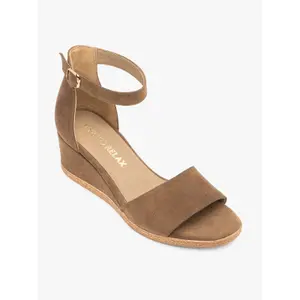 High-Quality Suede Wedge Sandals Women Ryłko Hayley image-3
