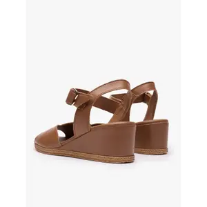 Wedge sandals for women in leather Ryłko Hayley image-5