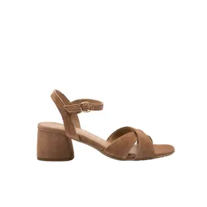 Velvet High Heel Sandals for Women Ryłko Hayley image-0