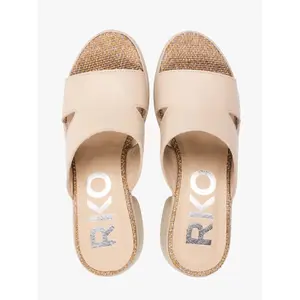 Wedge mules for women Ryłko Hayley image-3