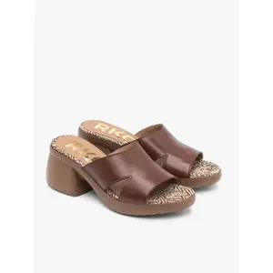 Wedge mules for women Ryłko Hayley image-1