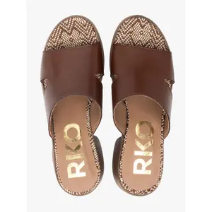 Wedge mules for women Ryłko Hayley image-4