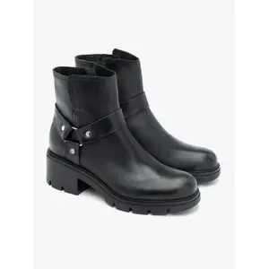 Bottines motardes en cuir femme Ryłko Samanta image-1