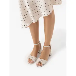 High Quality Leather Heeled Sandals Women Ryłko image-5
