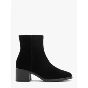 Botines de cuero ante para mujer Ryłko image-0