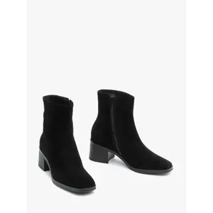 Botines de cuero ante para mujer Ryłko image-3