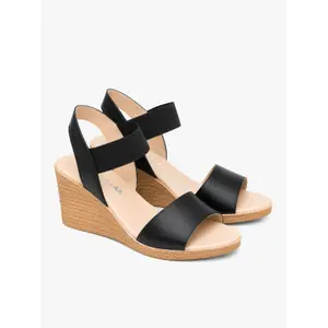 Women's wedge sandals Ryłko image-1