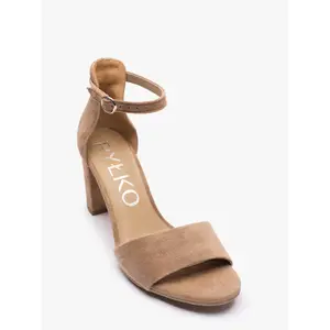 Sandalias de tacón de cuero ante mujer Ryłko Tara image-2