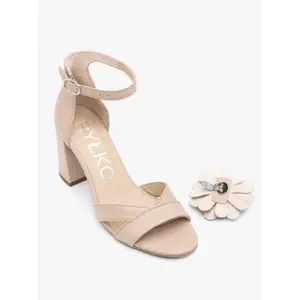 Genuine Leather Heeled Sandals Women Ryłko Tara image-2