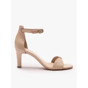 Genuine Leather Heeled Sandals Women Ryłko image-0