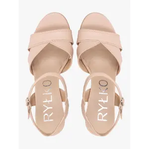 Women's heeled sandals Ryłko Daga image-4