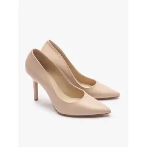 Leather high heels with a 9.5 cm heel for women Ryłko Linsey image-1