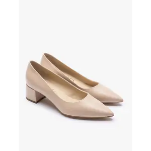 Women's suede block heel pumps Ryłko Joan image-1