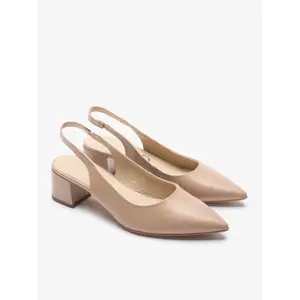 Heeled back strap court shoes for women Ryłko Joan image-1