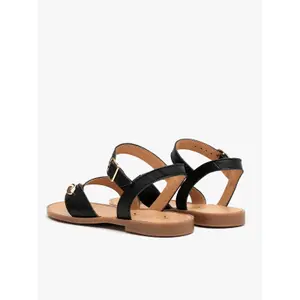 Genuine Leather Flip Flops Women Ryłko image-1