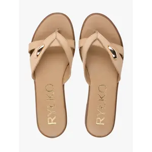 Women’s Leather Flip Flops Ryłko image-3