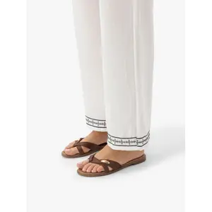Women’s Leather Flip Flops Ryłko image-2