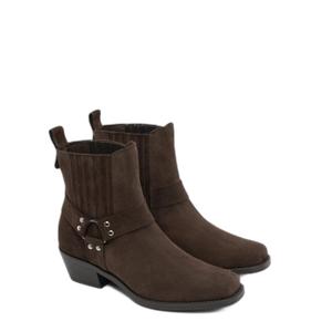 Women's suede boots Ryłko Biker image-1