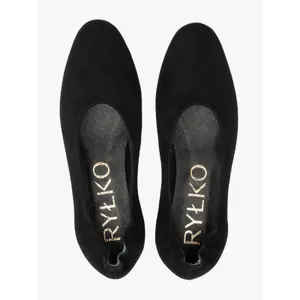 Girls' suede pumps Ryłko image-3