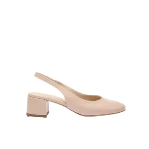 Women's leather back strap pumps Ryłko Alicja image-0