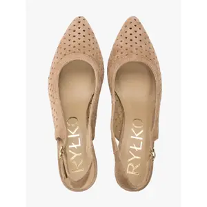 Women's back strap pumps Ryłko image-4