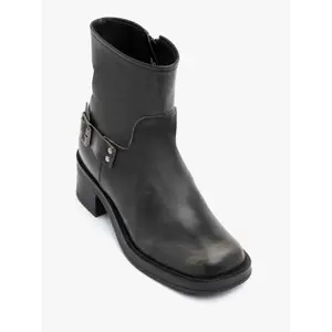 Women's leather boots Ryłko Biker image-3