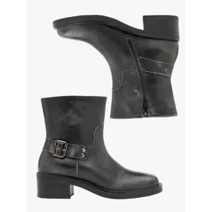 Women's leather boots Ryłko Biker image-4