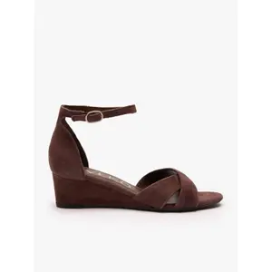 Women's Suede Wedge Sandals Ryłko image-0