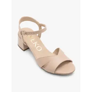 Leren hoge kwaliteit hakken sandalen dames Ryłko Gracie image-2