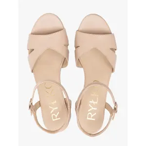 Leren hoge kwaliteit hakken sandalen dames Ryłko Gracie image-4