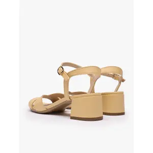 Leren hoge kwaliteit hakken sandalen dames Ryłko Gracie image-3
