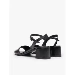 High-Quality Smooth Leather Heeled Sandals Women Ryłko Gracie image-2