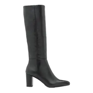 Knee-high slim leather boots for women Ryłko Kora image-0