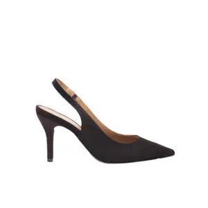 Women's suede heeled shoes Ryłko Dolly Slingback image-0