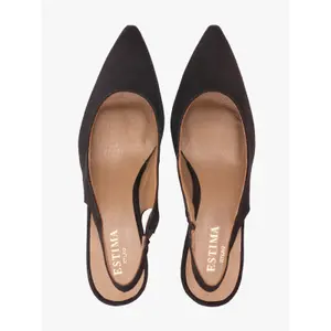 Women's suede heeled shoes Ryłko Dolly Slingback image-4