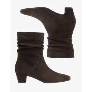 Womens Ruched Ankle Boots Ryłko image-4
