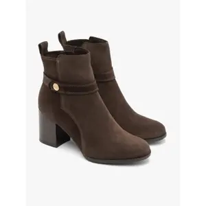 Women's suede ankle boots Ryłko image-1
