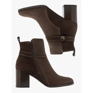 Women's suede ankle boots Ryłko image-4