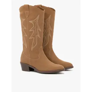 Women's suede boots Ryłko Cowboy image-1