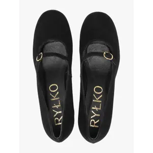 Women’s high heel velvet pumps Ryłko Celina image-3