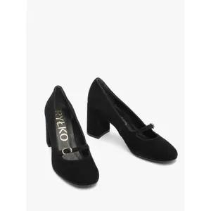 Women’s high heel velvet pumps Ryłko Celina image-2