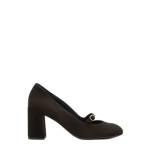 Women's retro suede heels Ryłko Celina image-0