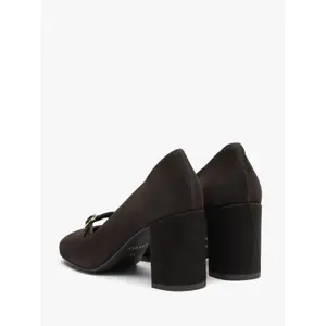 Women's retro suede heels Ryłko Celina image-4