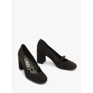 Women's retro suede heels Ryłko Celina image-2