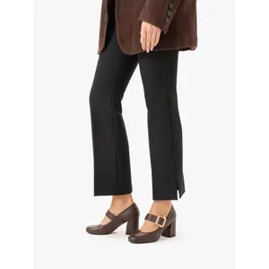 Leather Buckle Court Shoes Women Ryłko image-4