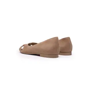 Open Toe Suede Leather Ballerinas Women Ryłko image-2