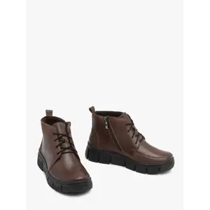 Isolated ankle boots with non-woven fabric for women Ryłko Ramona image-2