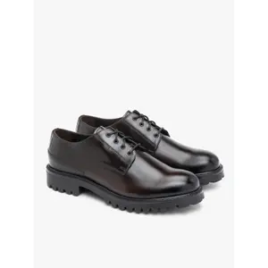 Leather lace-up loafers Ryłko image-1
