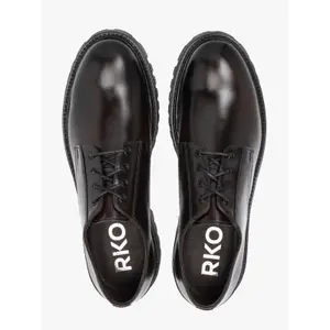 Leather lace-up loafers Ryłko image-4